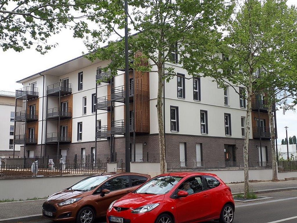 Logements collectifs en ossature bois réalisées à Mantes-la-Jolie (78)